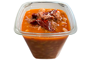 ALUBIA BLANCA CON CARNE Y CHILE ANCHO, Tamaño: 850g