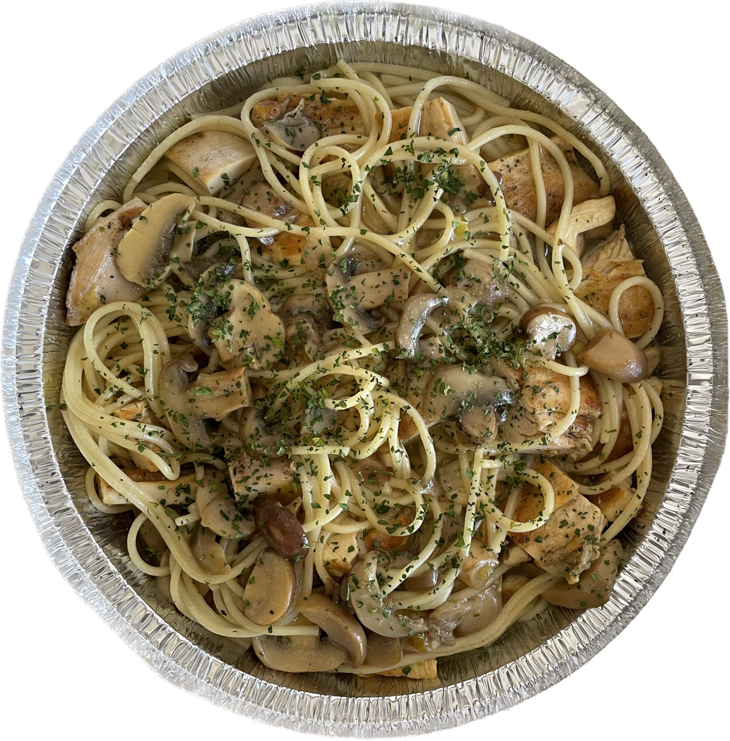 SPAGHETTI CON POLLO MARSALA, Tamaño: 4-6 personas