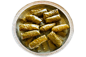 HOJAS DE PARRA COCIDAS DE CARNE, Tamaño: 4-6 PER