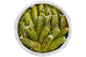 CALABAZAS COCIDAS RELLENAS DE ARROZ Y GARBANZO, Tamaño: 4-6 PER
