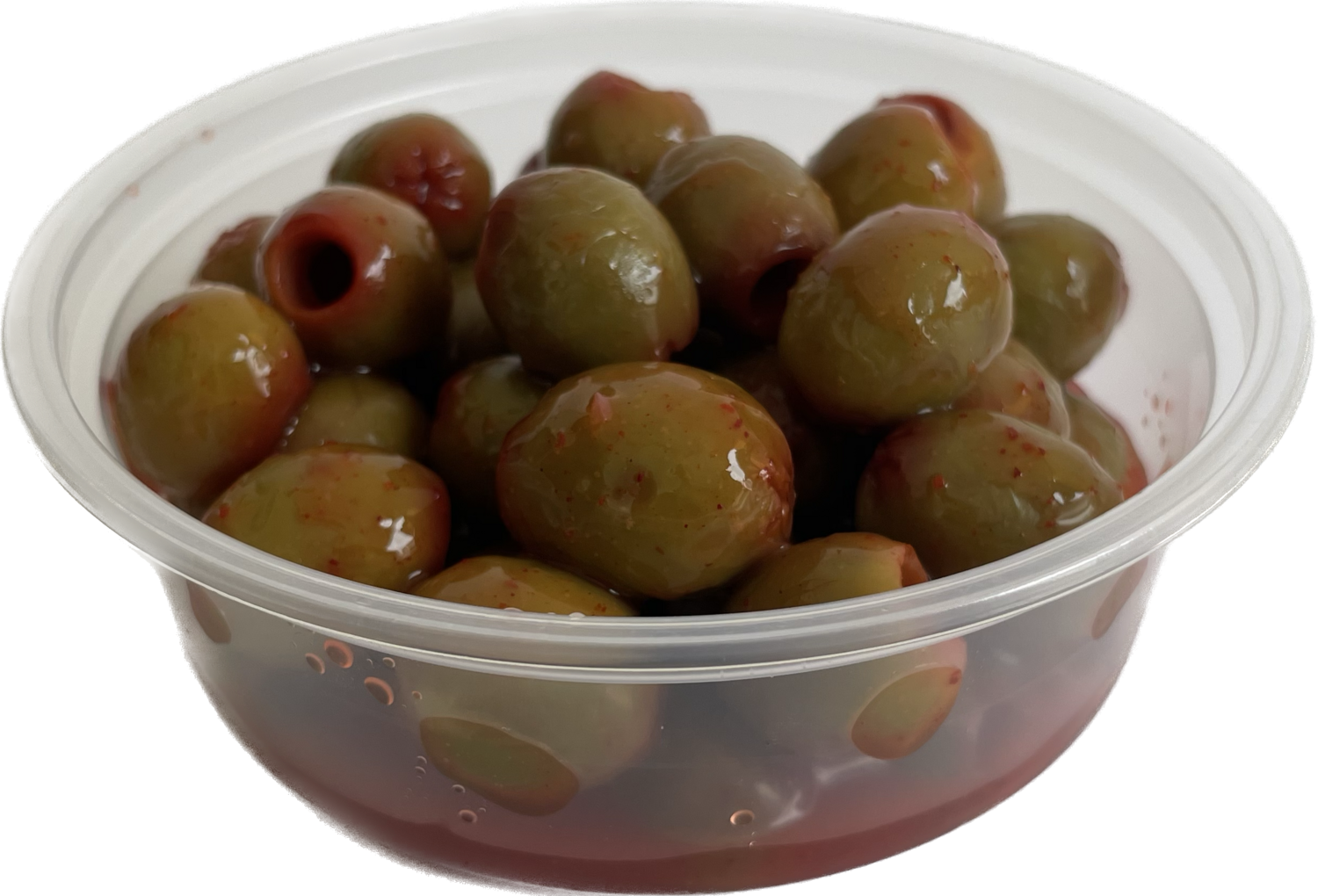 ACEITUNAS VERDES DESHUESADAS C/CHAMOY, Tamaño: 1/4 Lt