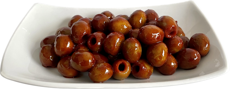 ACEITUNAS VERDES DESHUESADAS C/CHAMOY