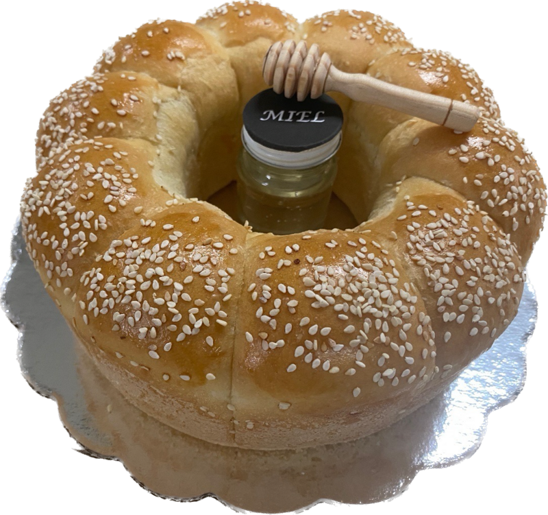 JALA HAGULA NATURAL FORMA ROSCA INCLUYE MIEL ROSH HASHANA