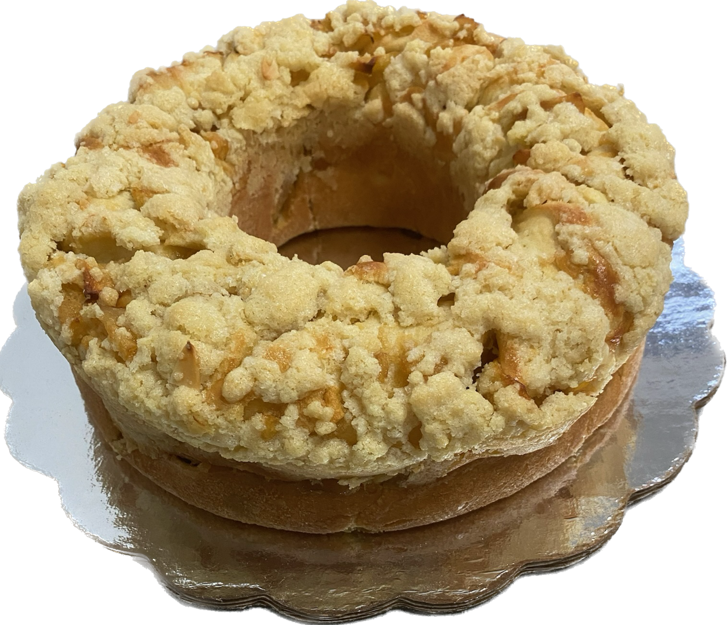 BABKA CRUMBLE DE MANZANA EN ROSCA ROSH HASHANA