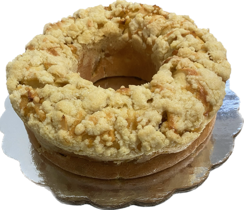 BABKA CRUMBLE DE MANZANA EN ROSCA ROSH HASHANA