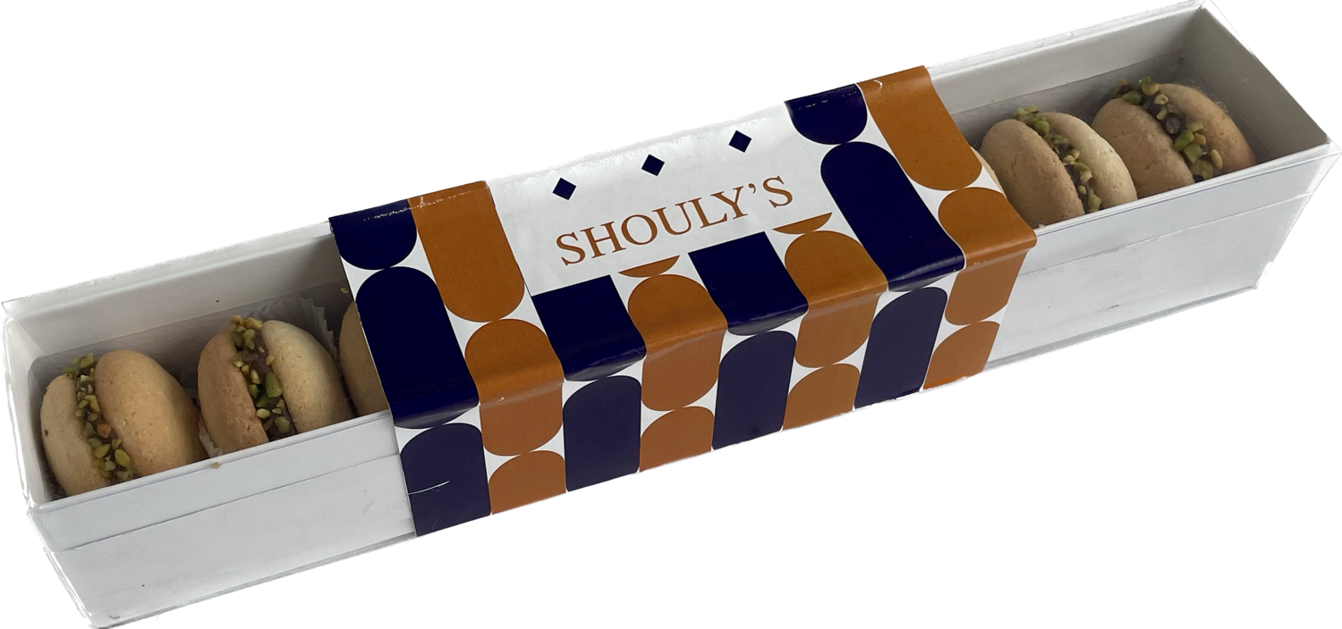 ESTUCHE LARGO CON GRAYBE DOBLE ROSH HASHANA 9 PZAS