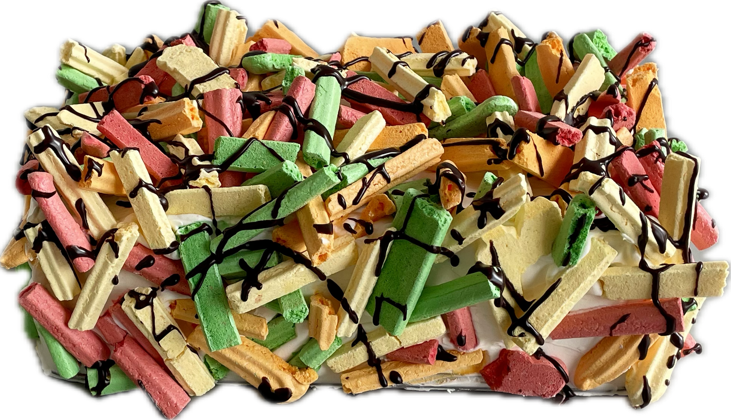 PASTEL PURIM DE MERENGUE CON CHOCOLATE