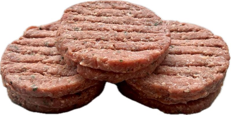 HAMBURGUESAS MARCADAS DE RIB EYE 8 PZAS