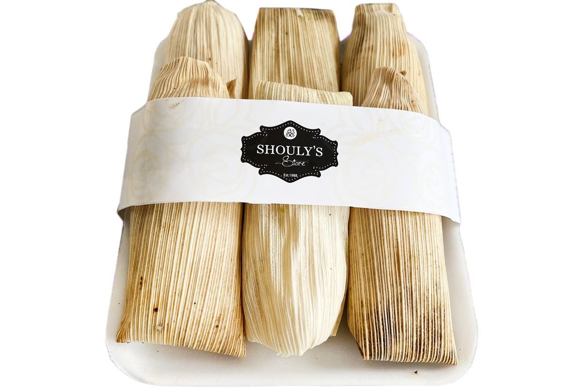TAMALES DE POLLO DE MOLE O SALSA VERDE PRECOCIDOS 6 PZAS