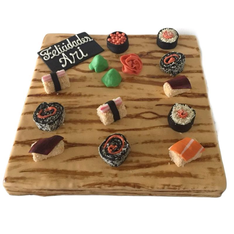 PASTEL ESPECIAL TABLA DE SUSHI (10 PERSONAS APROX)