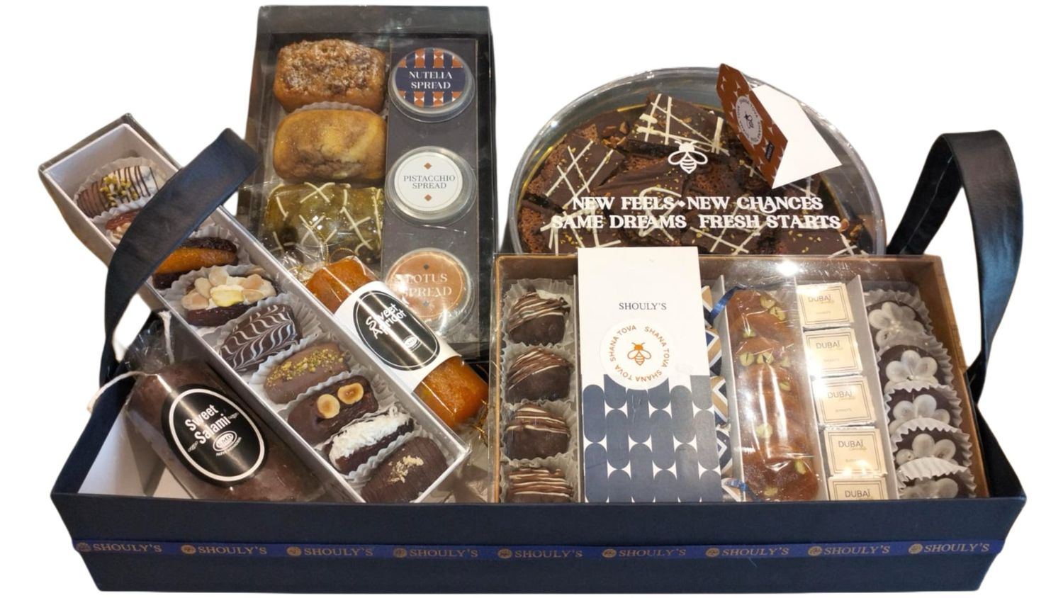 CANASTA PREMIUM ROSH HASHANA CON CAJAS SURTIDAS