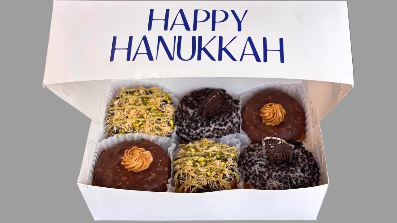 SUFGANIOT SABOR DUBAI, PRALINE Y OREO 6 PIEZAS