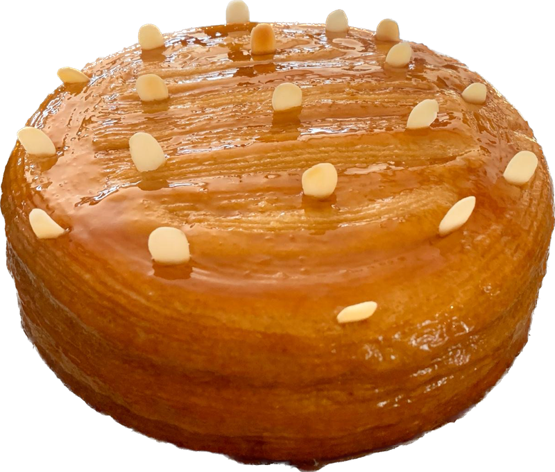 PASTEL DE ALMENDRA REDONDO