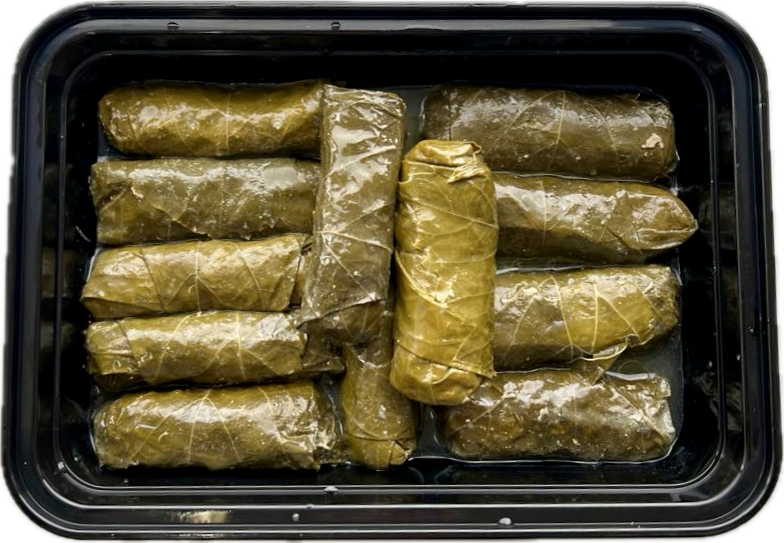 HOJAS DE PARRA COCIDAS DE CARNE 1/2 KG