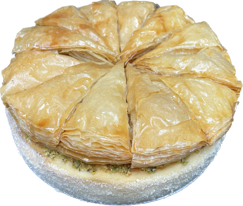 CHEESE CAKE CON BAKLAWA