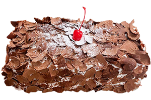 PASTEL SELVA NEGRA CON BLACK CHERRY Y MARASCHINO