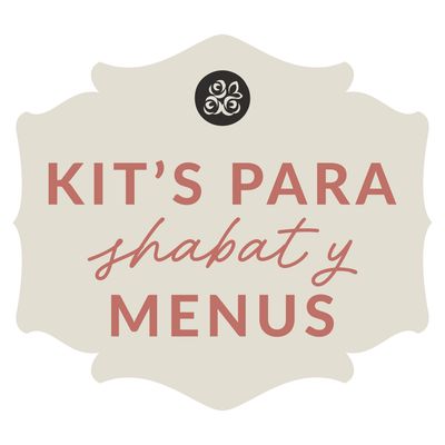 Kit`s para Shabat y Menus