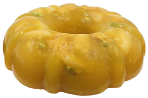 GELATINA SIN AZÚCAR SABOR MANGO CON TROSOS DE CHABACANO ROSH HASHANA