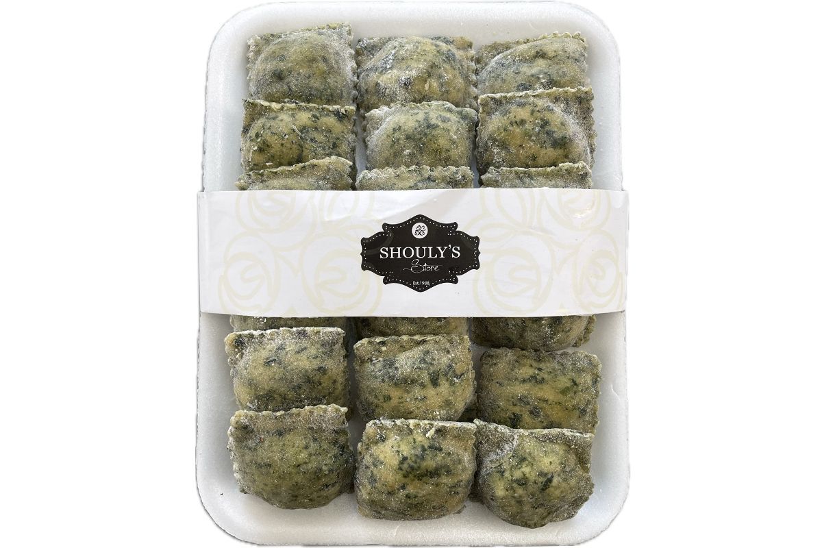 RAVIOLES RELLENOS DE ESPINACA CON QUESO (18 PIEZAS)