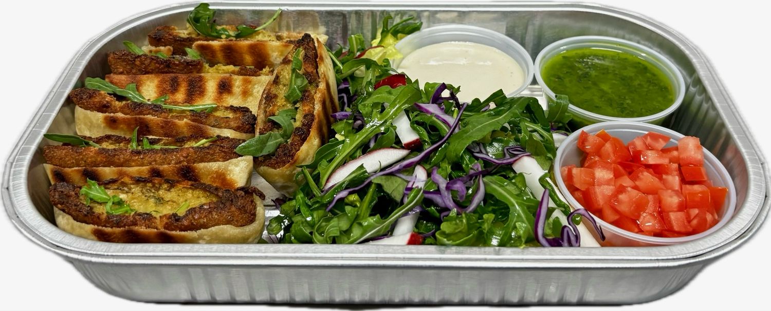 ARAYES DE FALAFEL + ENSALADA
