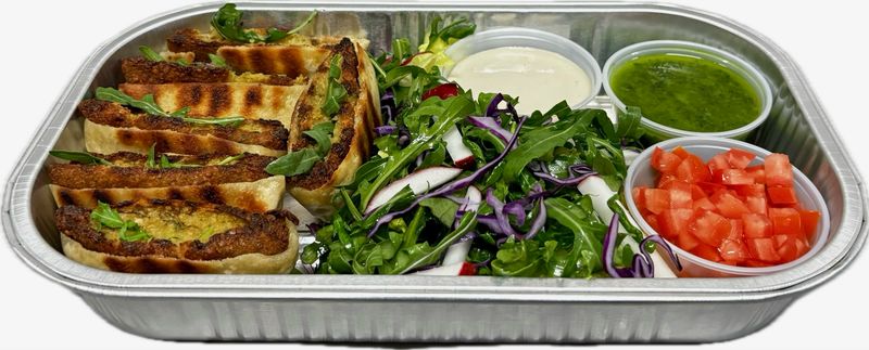 ARAYES DE FALAFEL + ENSALADA
