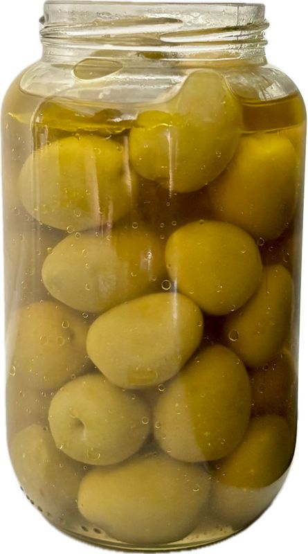 FRASCO ACEITUNAS JUMBO VERDE CON HUESO  750gr