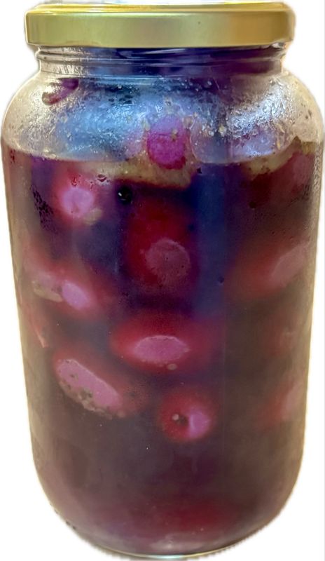 FRASCO ACEITUNAS KALAMATA NEGRA CON HUESO   750gr