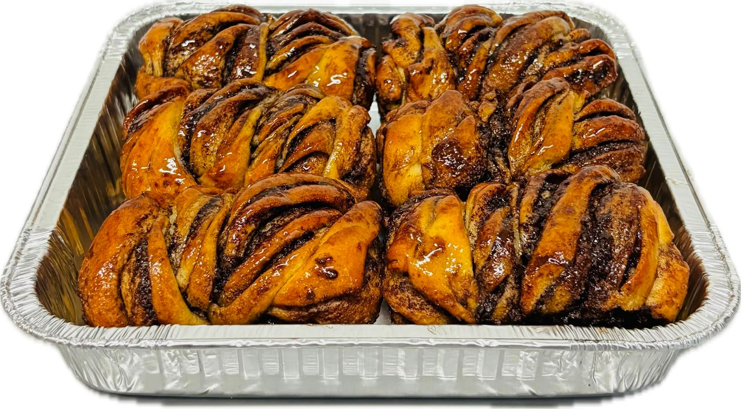 Mini babkas de nutella 6pzas