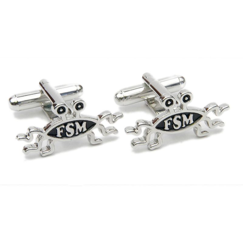 Flying Spaghetti Monster Cufflinks, Pair (single item)