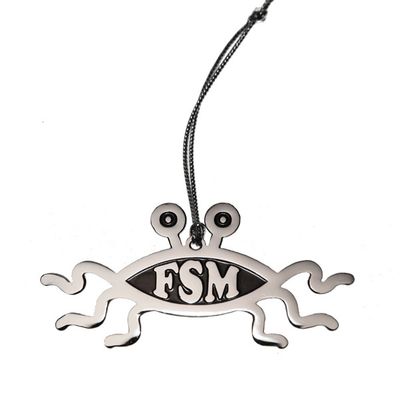 FSM Ornament - Silver Finish (single)