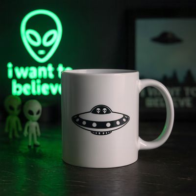 UFO/Aliens Flying Saucer Mug - LIMITED AVAILABILITY