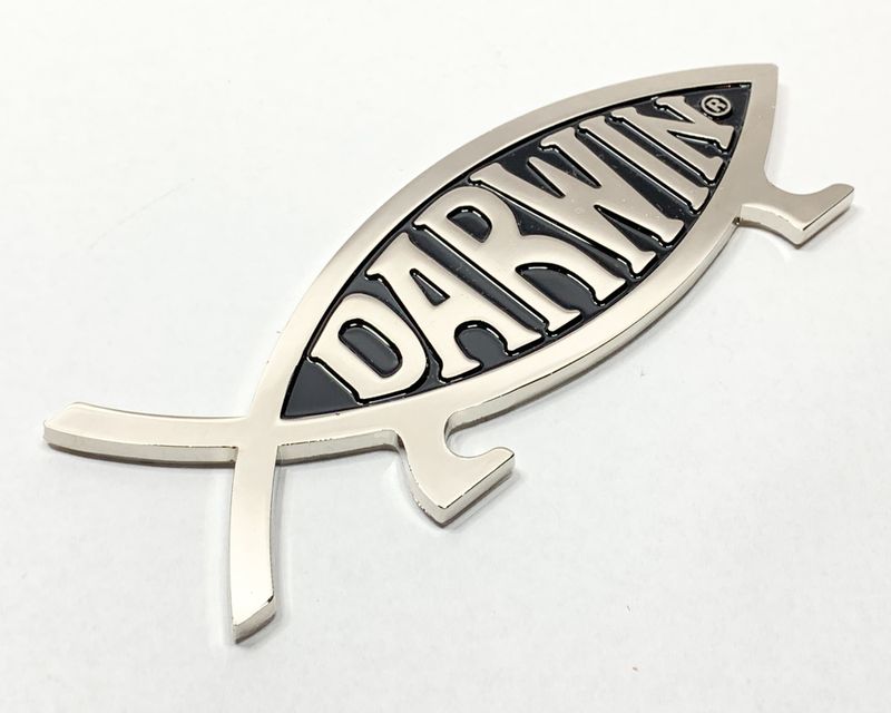 Solid Metal Flying Spaghetti Monster 3D Stick-on Emblem (single item)