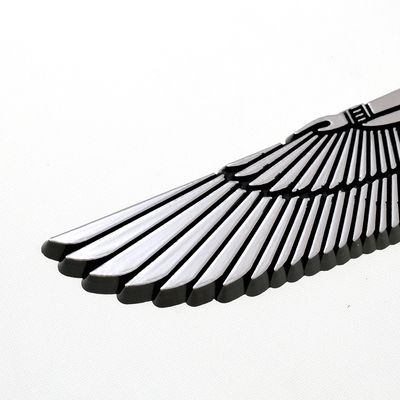 Winged Isis Goddess 3D Chrome Car Emblem, 5.75in, ABS (10-Pack)