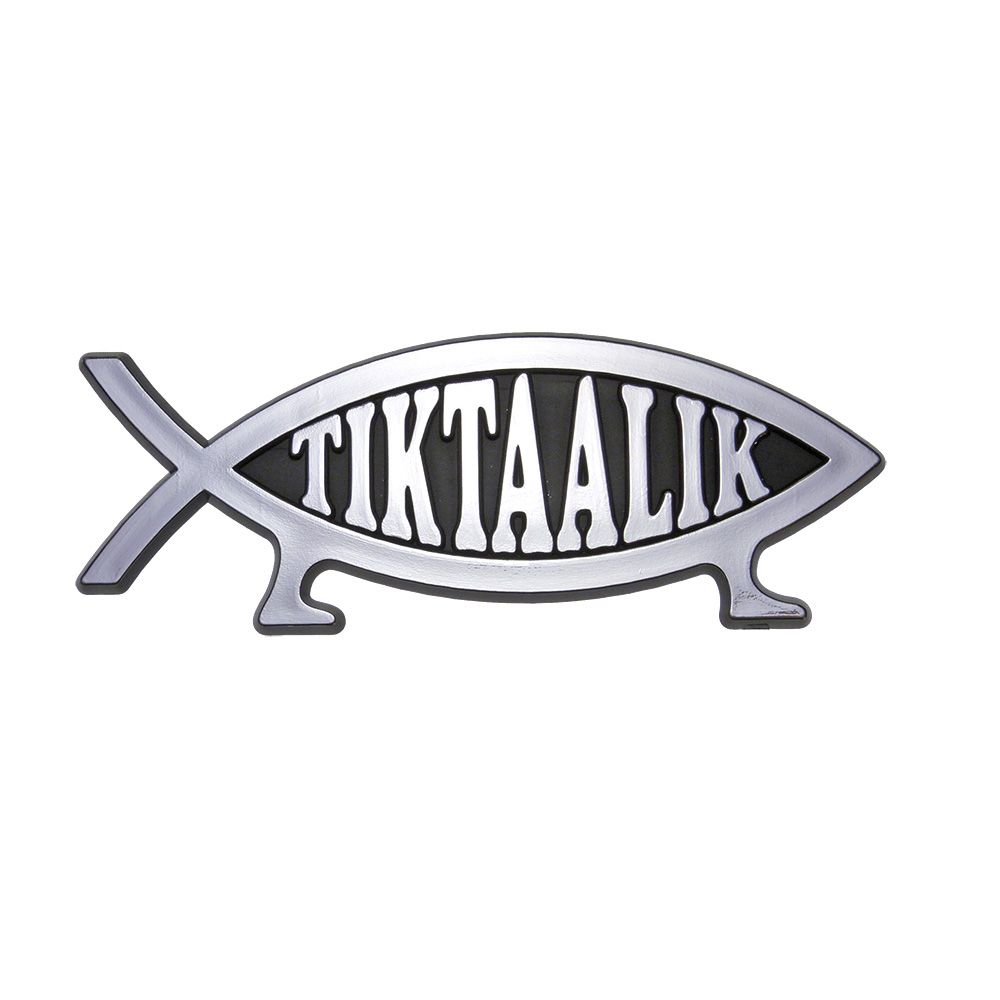 Tiktaalik 3D Stick-on Emblem, 5in, ABS (10-Pack)