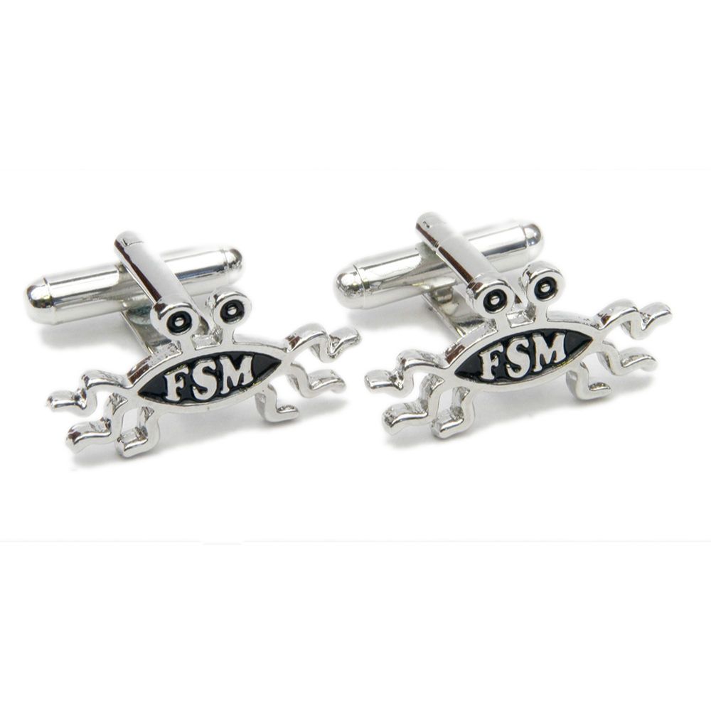 Flying Spaghetti Monster Cufflinks, Pair (single item)