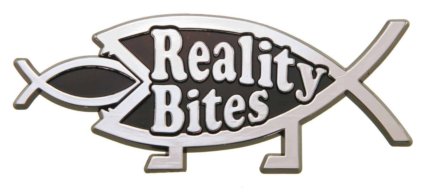 Reality Bites 3D Stick-on Emblem, 4.75in, ABS (10-Pack)