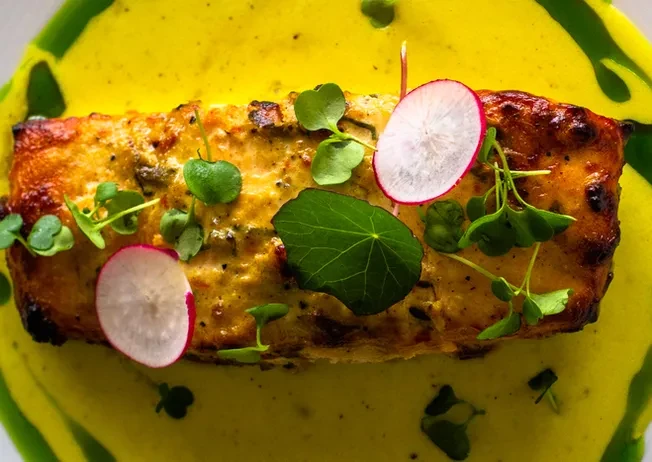 Tandoori chilean Salmon
