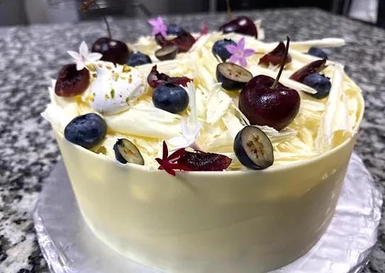 White Forest Cake - White Chocolate