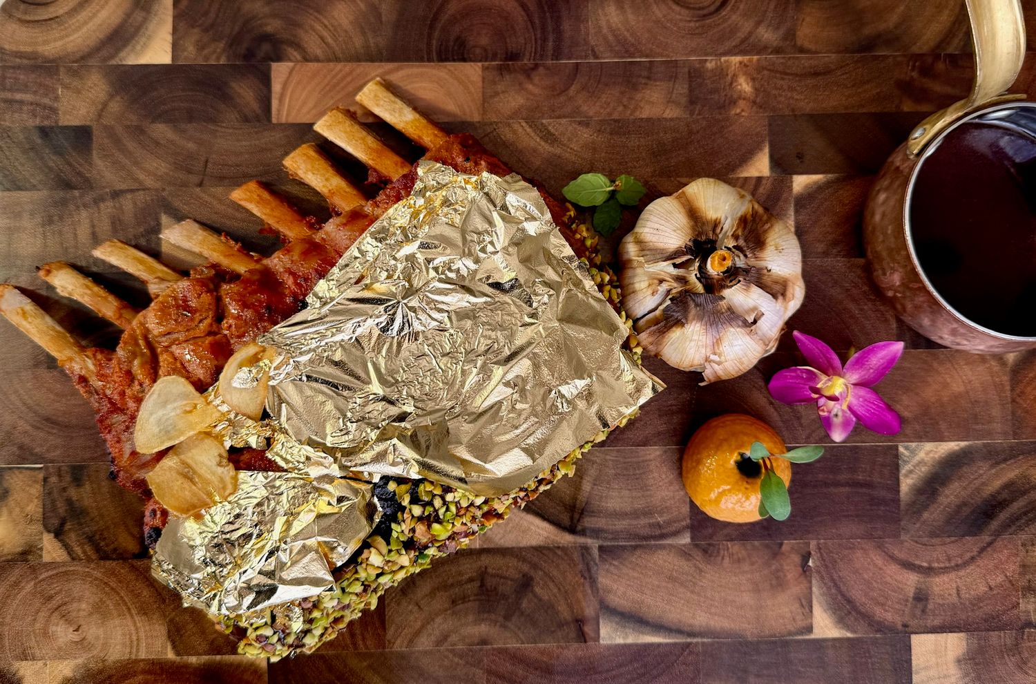 24K Gold NZ Lamb Rack 16oz