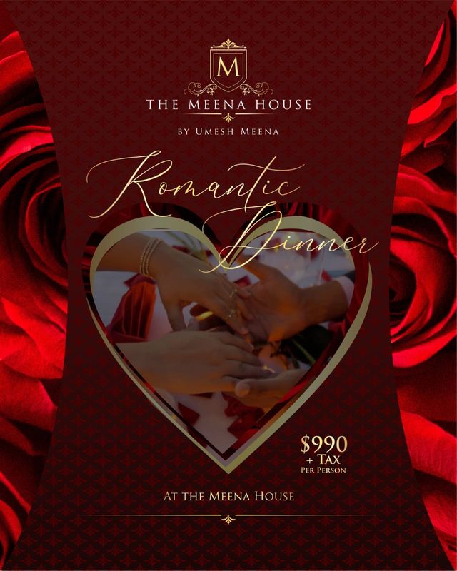 Romantic Eight Course Champagne Dinner - Tuesday to Sunday Romantic Eight Course Champagne Dinner - Tuesday to Sunday