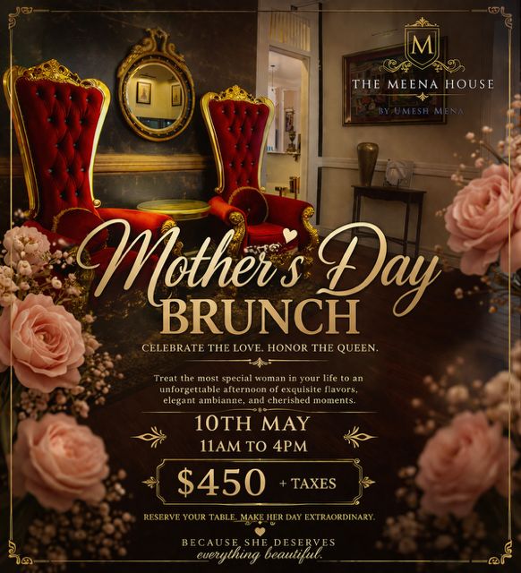 Mothers's Day Brunch  10th May 2026 11am - 4pm
