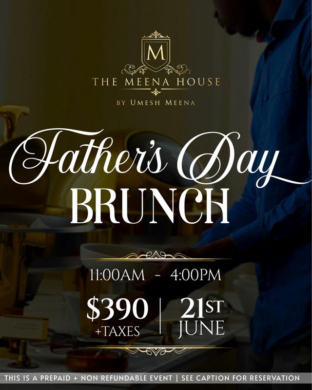 Father's Day -  Brunch, 21st June 2026 - 11:00am to 4:00pm