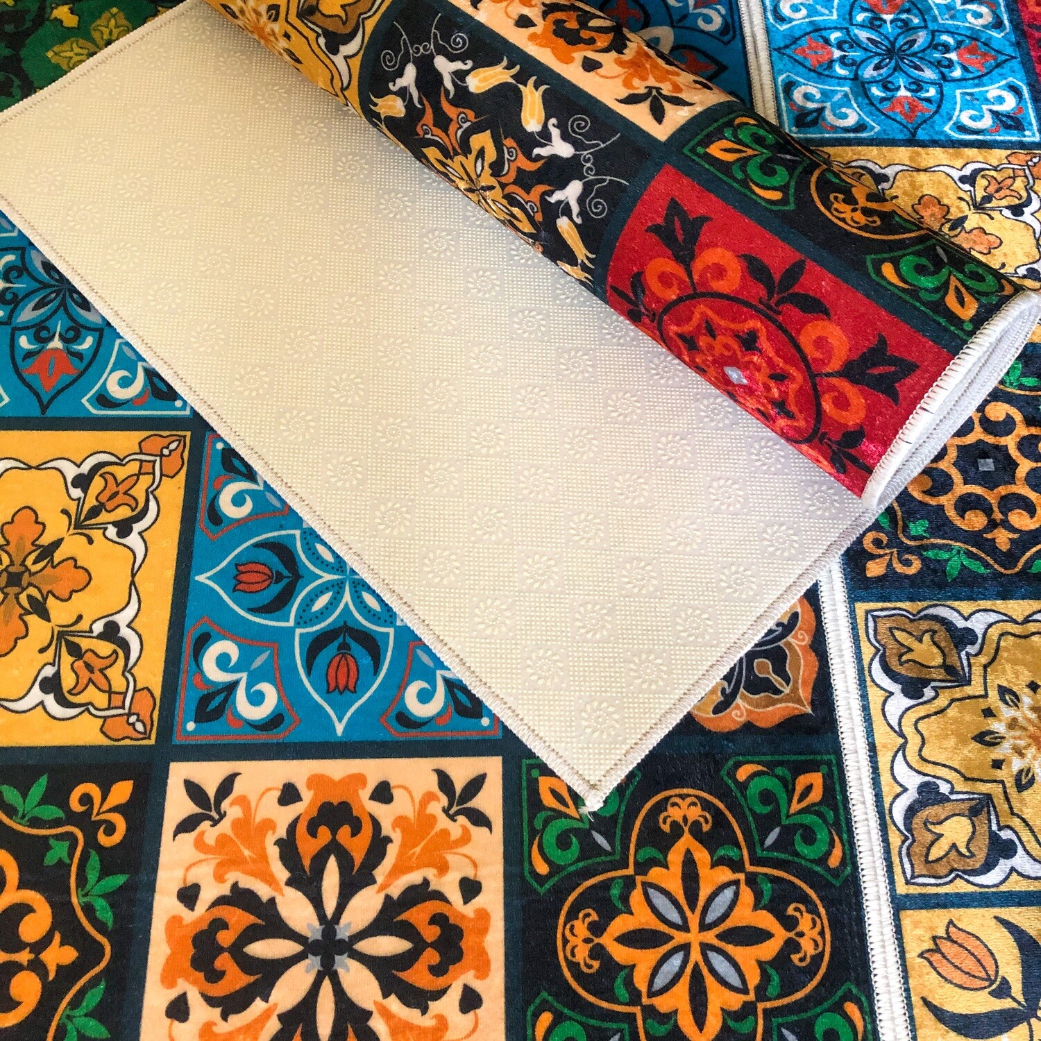 Tapis Cuisine / Pattern Rouge