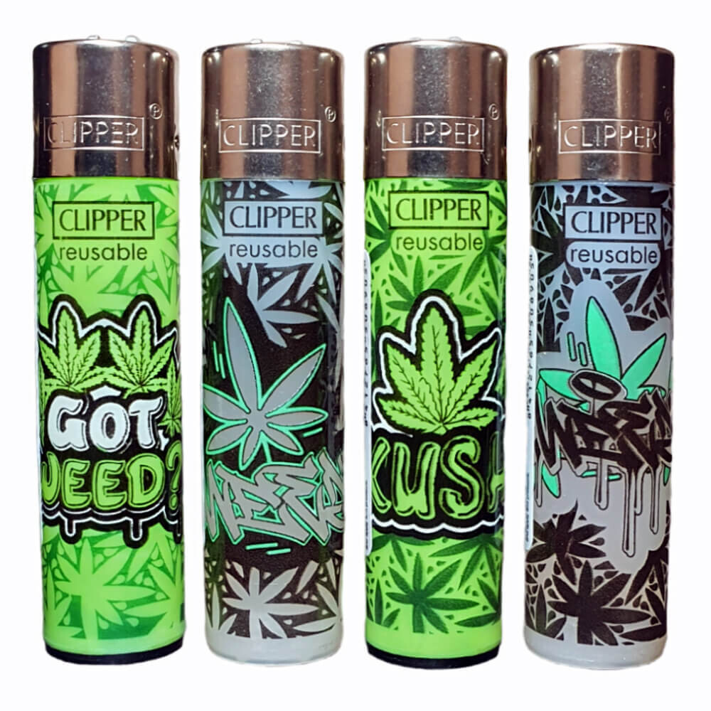 Clipper Accendini Graffiti Leaves