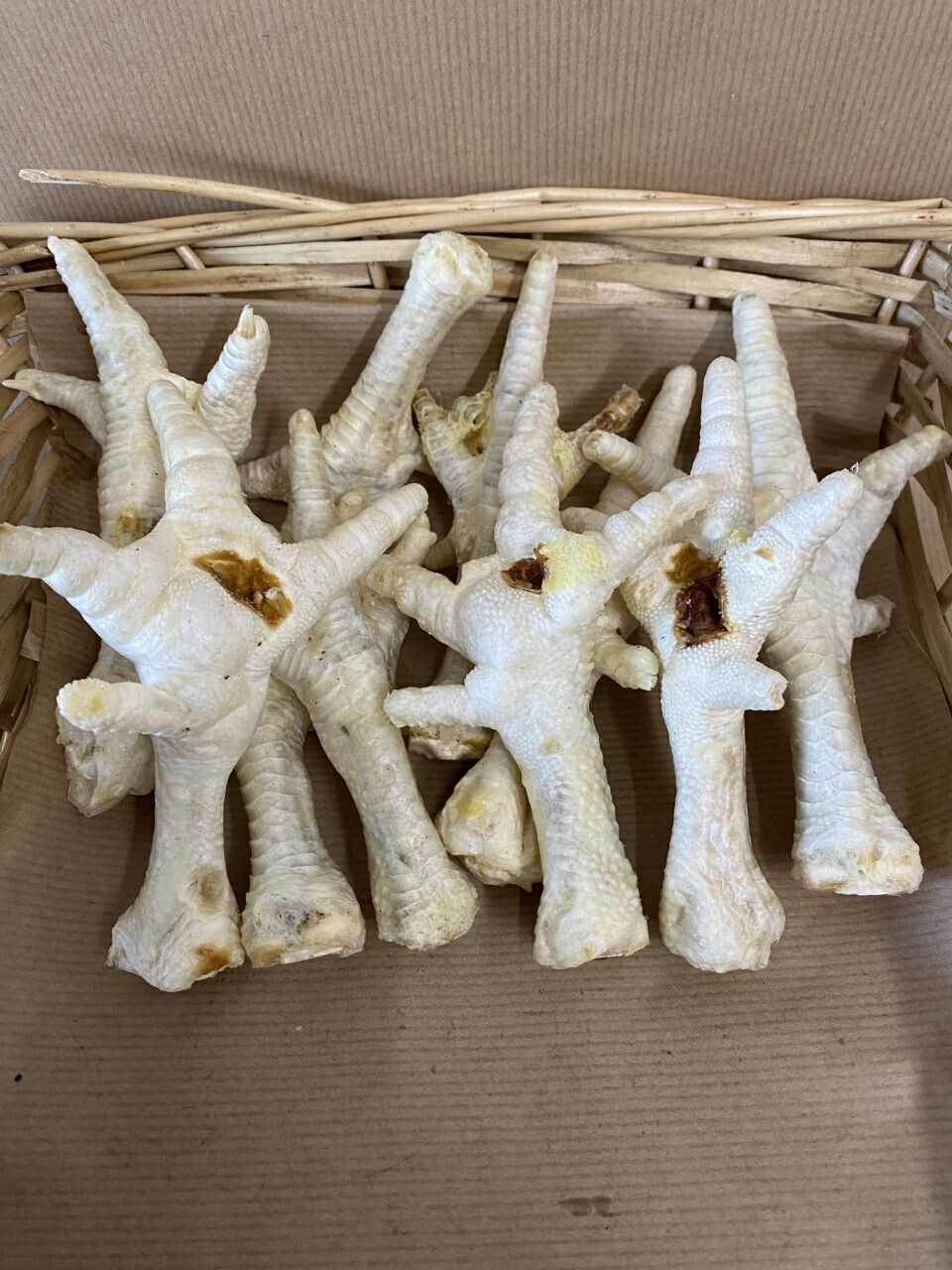 10 Puffed Chicken Feet