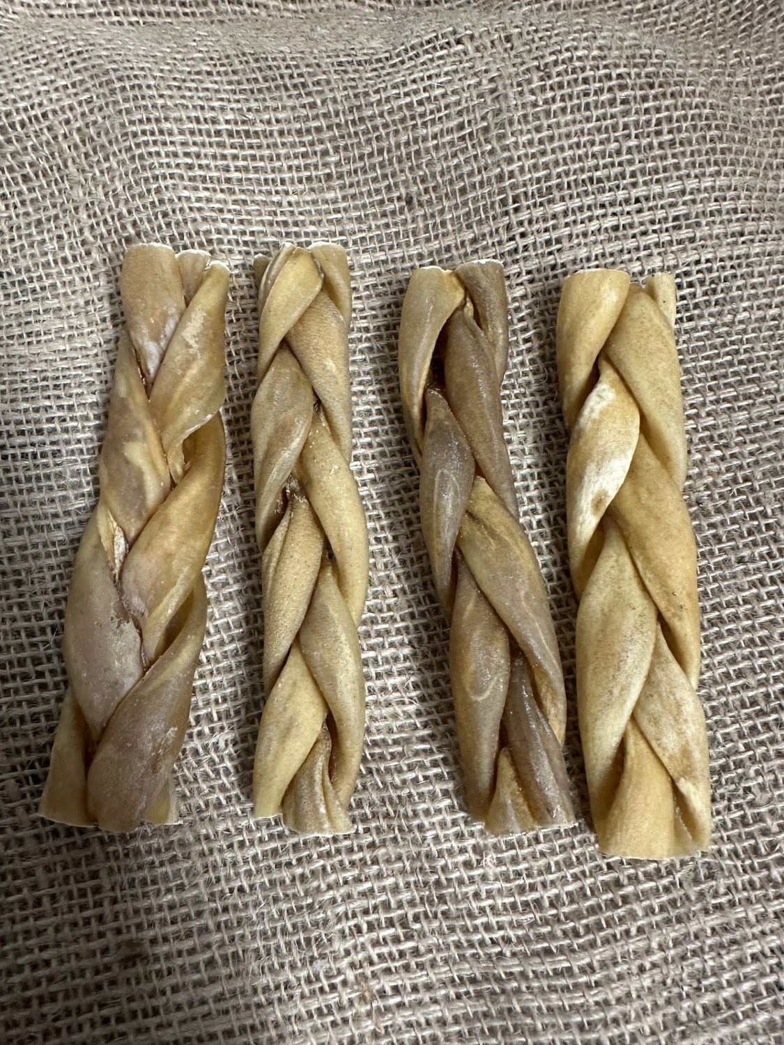 4 Buffalo skin braids