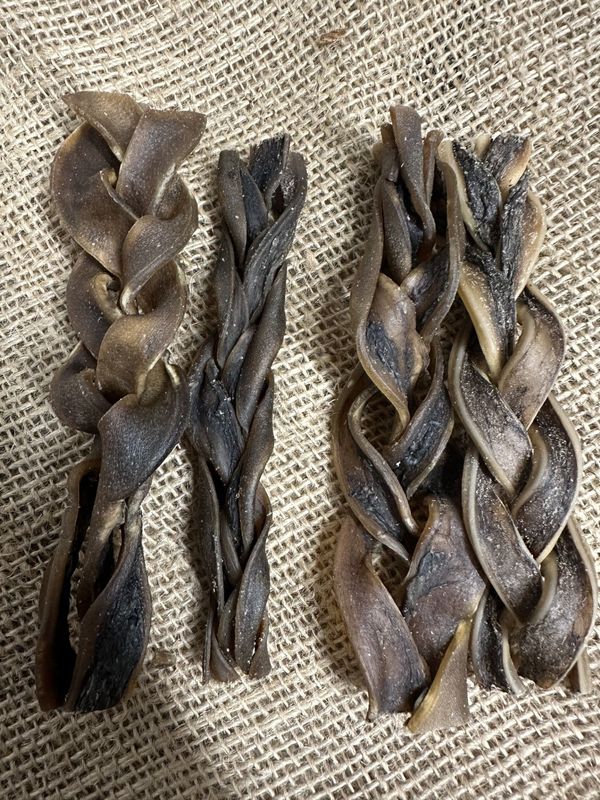 4 Camel skin braids