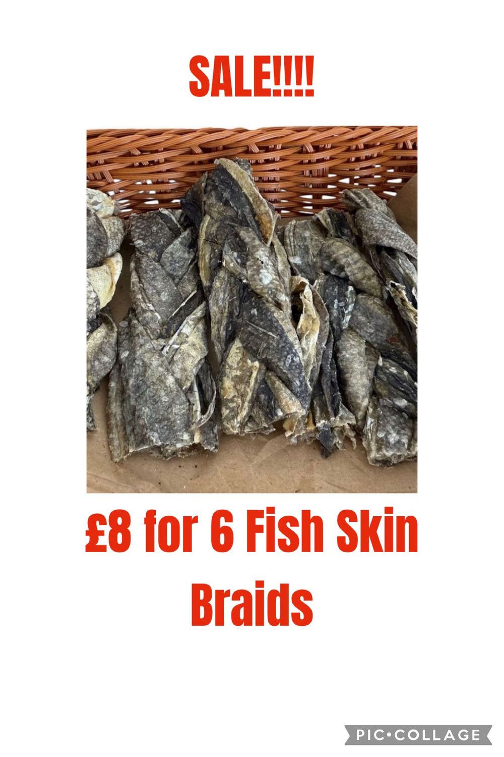 Fish Skin Braids 6 Pieces