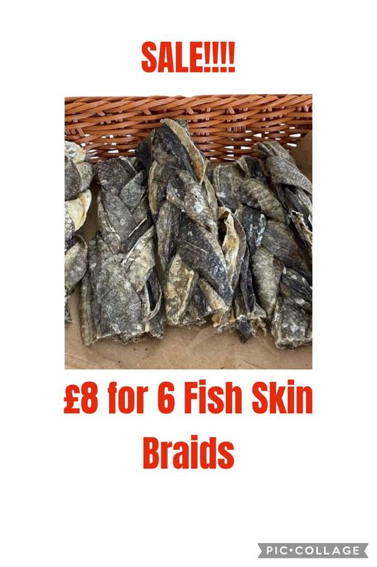 Fish Skin Braids 6 Pieces