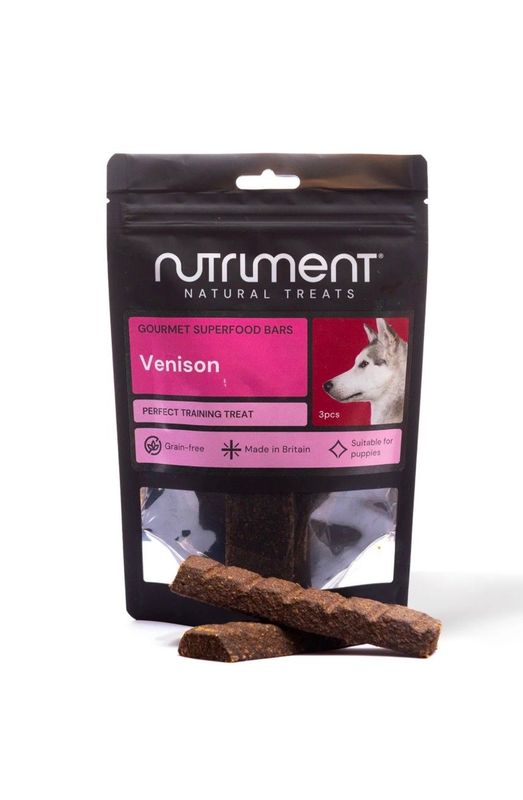 Gourmet Superfood Bars Venison 3 Pieces